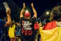 Brasov, Romania. Romanians protest against the gover