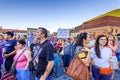 Brasov, Romania. Romanians from abroad protest against the government and the corruption of left-wing party.