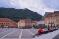 Piata sfatului Council Square of Brasov. Royalty Free Stock Photo