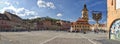 Brasov, Romania. The Brasov Council Square Piata Sfatului . Royalty Free Stock Photo