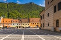 Brasov, Romania. The Brasov Council Square Piata Sfatului . Royalty Free Stock Photo