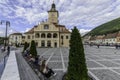 Brasov, romania, europe, the council house in the homonymous square