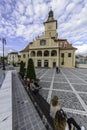 Brasov, romania, europe, the council house in the homonymous square Royalty Free Stock Photo