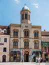 Brasov/Romania - 06.28.2020: Orthodox church of Assumption SfÃÂ¢nta Adormire a Maicii Domnului located in the Council Square Royalty Free Stock Photo