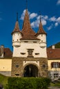 Brasov, Transylsvania, Romania. Ecaterina Gate Catherine's Gate . Royalty Free Stock Photo