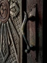 Brass Antique Door Pull Handle 0n wooden Door Idar Sabarkantha North Gujarat