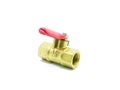 Brass ball valve.