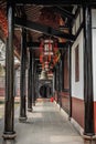 Brass Bell in Wenshu Monastery Royalty Free Stock Photo