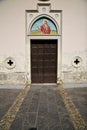 Brass brown knocker abbiate italy