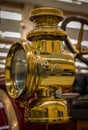 Brass Car Lamp Royalty Free Stock Photo