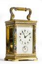 Brass carriage clock