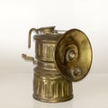 Brass Colored Antique Miners Light