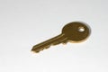 Brass coloured key