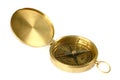 Brass compass Royalty Free Stock Photo