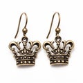 Brass Crown Earrings: Inspired By Tim Holtz, Adriaen Van Utrecht, Jesper Ejsing