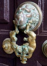 Brass Door Knocker at Santiago Hospital Royalty Free Stock Photo