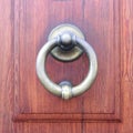 Brass Door Knocker Royalty Free Stock Photo