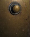 Brass doorbell Royalty Free Stock Photo