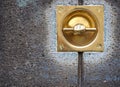 Brass doorbell