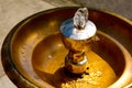 Brass drinking fountain