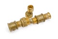 Brass eccentric connectors and other plumbing components