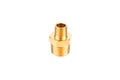 Brass Fittings Thread Conversion Different Diameters Royalty Free Stock Photo