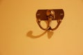 Brass Hook at Bathroom Royalty Free Stock Photo