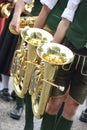 The brass instrument `Tenorhorn`