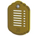 Brass intercom with camera