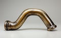 Brass Iron Elbow with No Background Disturbance in New Silver