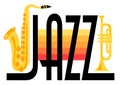Brass Jazz/eps Royalty Free Stock Photo