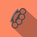 Brass knuckles flat