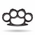 Brass knuckles sign Royalty Free Stock Photo