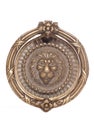 Brass lion door knocker Royalty Free Stock Photo