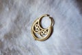 Brass metal nose decorative septum oriental boho jewelry