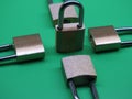 Brass padlocks