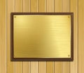 Brass Plaque