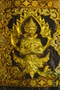 Brass plate carved in Thai style