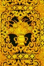 Brass plate carved in Thai style