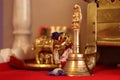 Brass pooja room bell Royalty Free Stock Photo