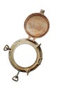 Brass porthole Royalty Free Stock Photo