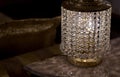 Brass sconces with crystal. Royalty Free Stock Photo