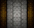 Brass sheet onThai silver pattern texture