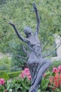 Brass Statues at the Ewing and Muriel Kauffman Memorial Garden Royalty Free Stock Photo