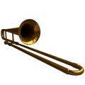Brass Trombone Royalty Free Stock Photo