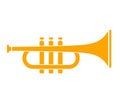 Trumpet vector icon Royalty Free Stock Photo