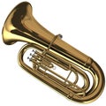 Brass Tuba Royalty Free Stock Photo