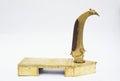Brass vegetable cutter 100 years old, India Royalty Free Stock Photo