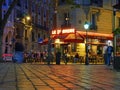 Brasserie in Quartier Latin, Paris - cafe culture Royalty Free Stock Photo