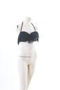 Brassiere bra bikini top swimsuit on Headless Mannequin Cloth Display Dressmaker doll figurine. Fashion designer clothes